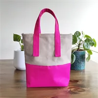Pink Strong Small Tote Bag 4