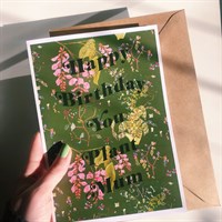 Birthday Card & Envelope
