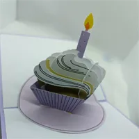 Pop Out 3d Cupcake Birthday Card 1