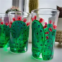 Prickly Pear Cactus Shot Glasses 2