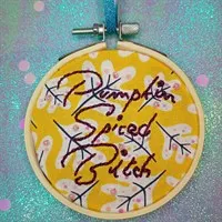 Stitch This Bitch Textile Art