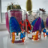 Quirky Mushroom Shot Glasses Pair