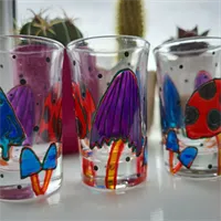 Quirky Mushroom Shot Glasses Pair 5