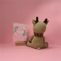 Rain deer crochet toy 3