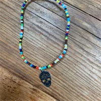 Rainbow Day Of The Dead Bracelet (663)