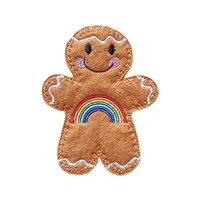Rainbow Gingerbread Character