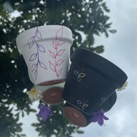 Rainbow Pride Set Of Two 8cm Plant Pots