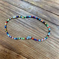 Rainbow Silver Star Bracelet (662)