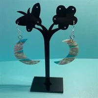 Rainbow sky Shimmer earring collection crescent moon