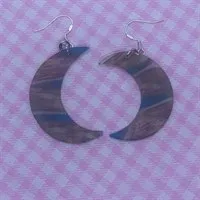 Rainbow sky Shimmer earring collection crescent moon 2 gallery shot 3