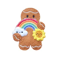 Rainbow Sunshine Gingerbread Character