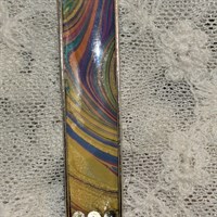 Rectangular pendant made from recycled p
