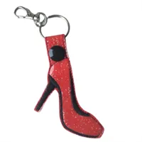 Red Stiletto Shoe Keyring