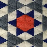 Red, White, Blue And Grey Cushion 4