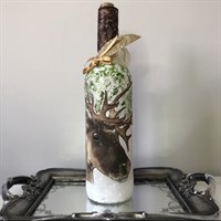 Reindeer Led Light Up Christmas Bottle