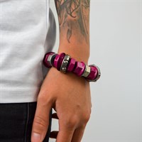 Repurposed bike parts bracelet