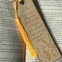 Retirement Gift Engraved Bookmark