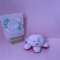 Reversible Mood Octopus Crochet Toy