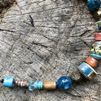 Ruby Blue Necklace