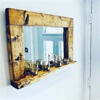 Rustic Bathroom mirror 2 gallery shot 15