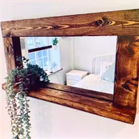 Rustic Bathroom mirror 18