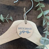 Rustic Bridesmaid Hanger Tag