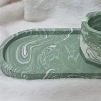 Sage green accessory try and pot set