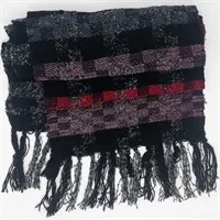 Salt and Pepper wool scarf gallery shot 1