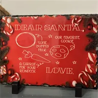 Santa Cookies And Milk Slate 2 gallery shot 12