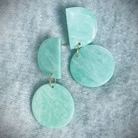 Sea Glass Boho Earrings