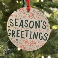 Season's Greetings Festive Bauble