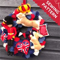 ✂ Sewing Pattern ✂ Queens Jubilee Wreath