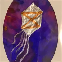 Silk Kite-Cards for Palestine 8