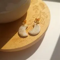 Simple Moon Earrings