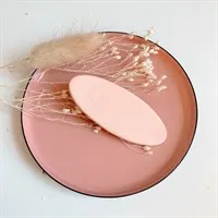 Simplistic Light Pink Clay Hair Clip