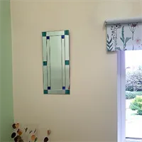 Small Rectangular Art Deco Mirror