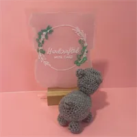 Small crochet hippo toy 3