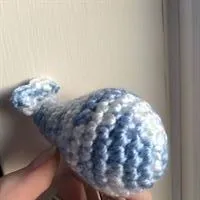 Small Crochet Whale Amigurumi