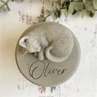 Small indoor personalised Concrete urn | 3 gallery shot 3