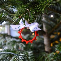 Small Recycled Chainring Bauble