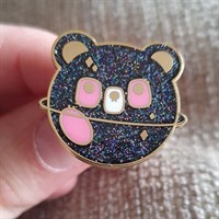 Space Bear Enamel Pin