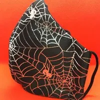 Spooky Spiderweb Adult Face Masks gallery shot 6