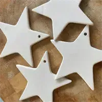 Star Shapes X 4 (ceramic)