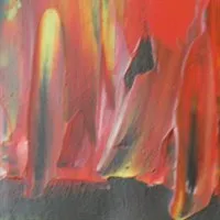 Stillness in Movement Acrylic on canvas abstract wall art close up
