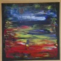 Stillness in Movement Acrylic on canvas can be displayed in any of four rotations