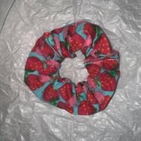 Strawberry Surprise Summer Scrunchies