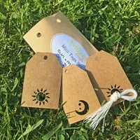 Everything included in your gift tag set