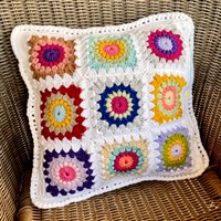 Sunburst Square Cushion 1