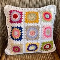 Sunburst Square Cushion 2