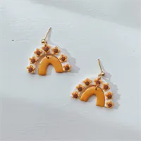 Sunflower Double Arch Earrings 1